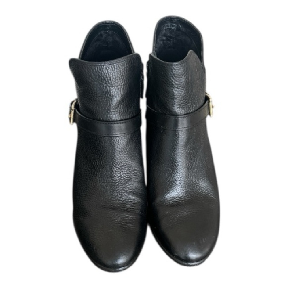 Cole Haan Black Leather Ankle Booties